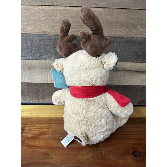 Hug Me Animated Reindeer Christmas Holiday Plush Sings Jingle Bell Rock 15” Tall - Picture 5 of 7